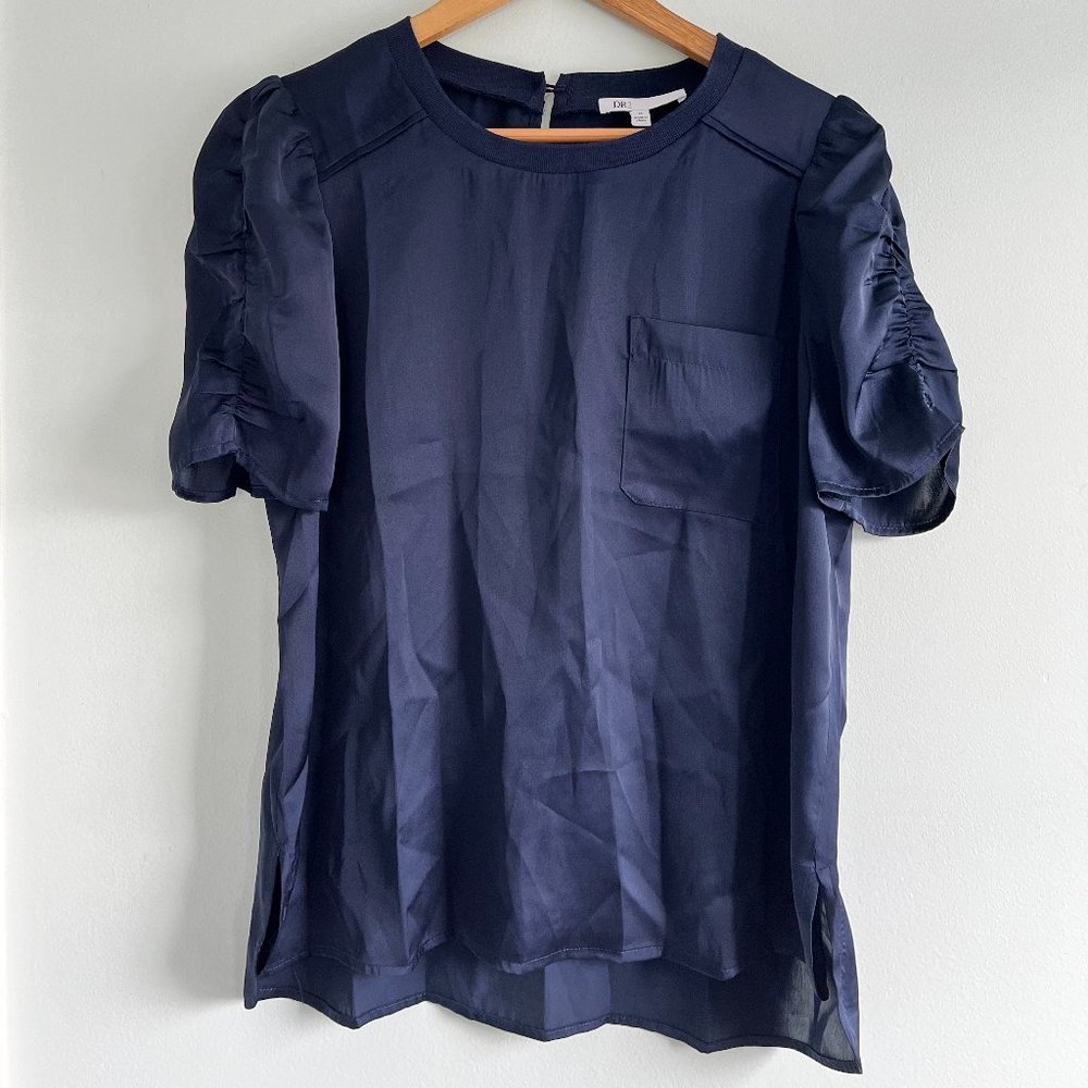 DR2 Navy Blue Women's Blouse BRAND NEW NEVER WORN